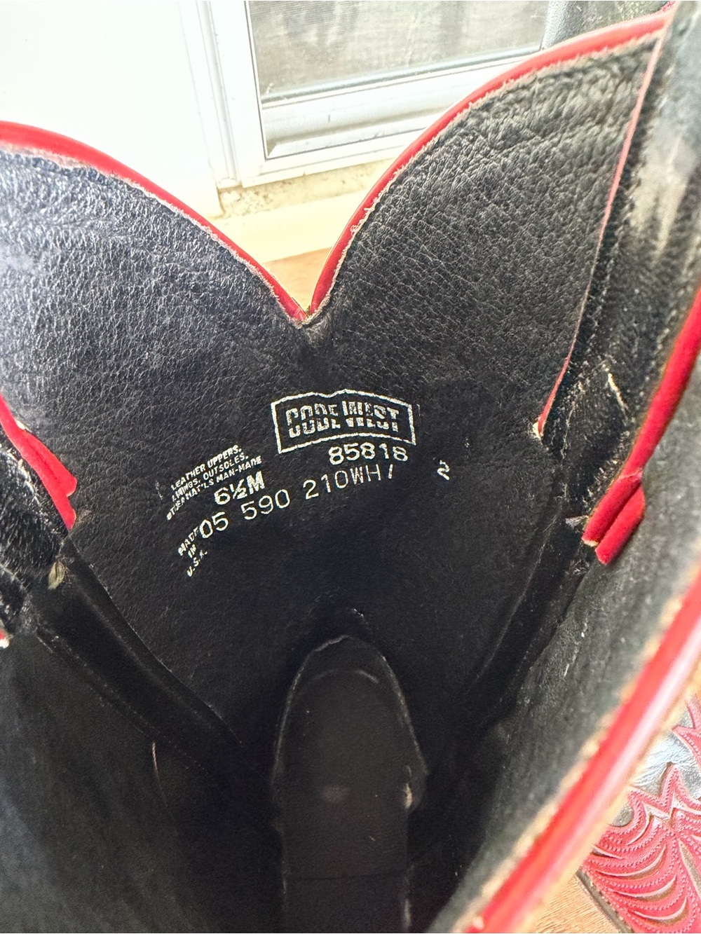 Vintage 90’s flame cowboy boots - Picture 5 of 5